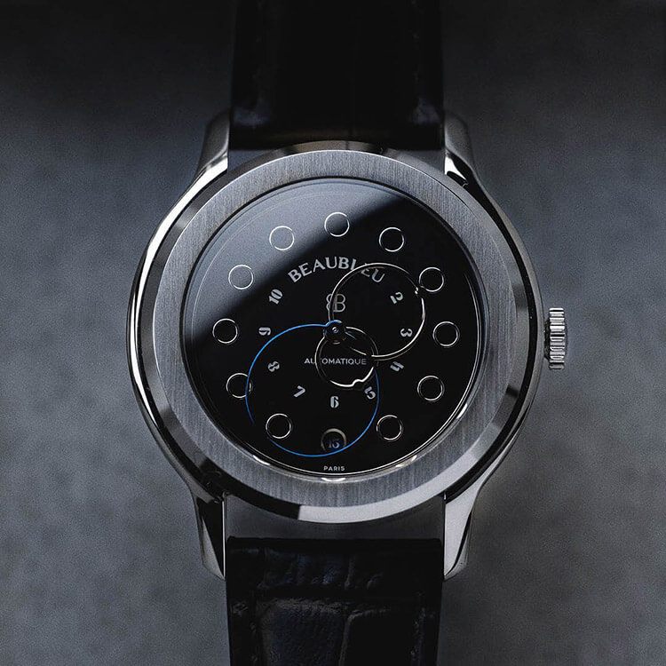 BEAUBLEU | BEAUBLEU / ボーブルー VITRUVE DATE BLACK ヴィトルーヴ 