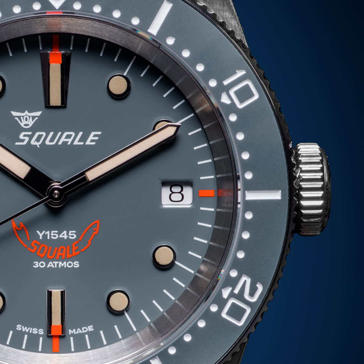 SQUALE / スクワーレ 1545 グレー ブレスレット / グレーベゼル グレー 