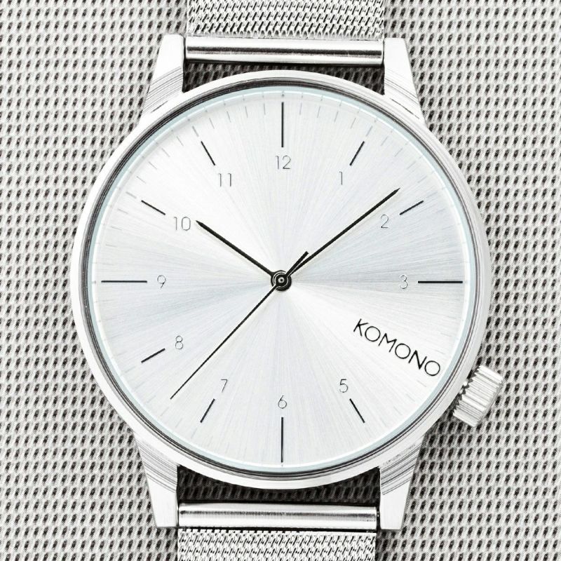 ファッション小物KOMONO コモノ W2350 シルバー メンズ - 腕時計