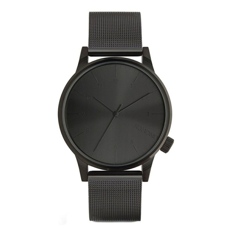 KOMONO | コモノ ウィンストンロイヤル ブラック メンズ 男性用 腕時計 おしゃれ ブランド