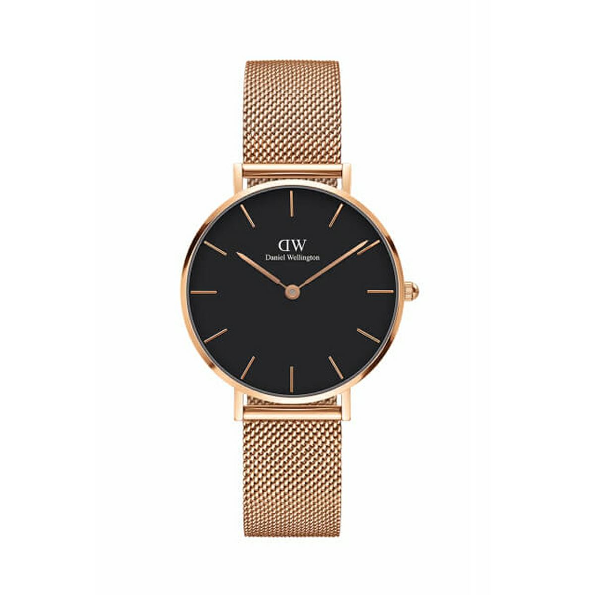 Daniel Wellington / ダニエルウェリントン クラシックブラックペティット メルローズ ローズゴールド 32mmの公式ECサイト掲載画像