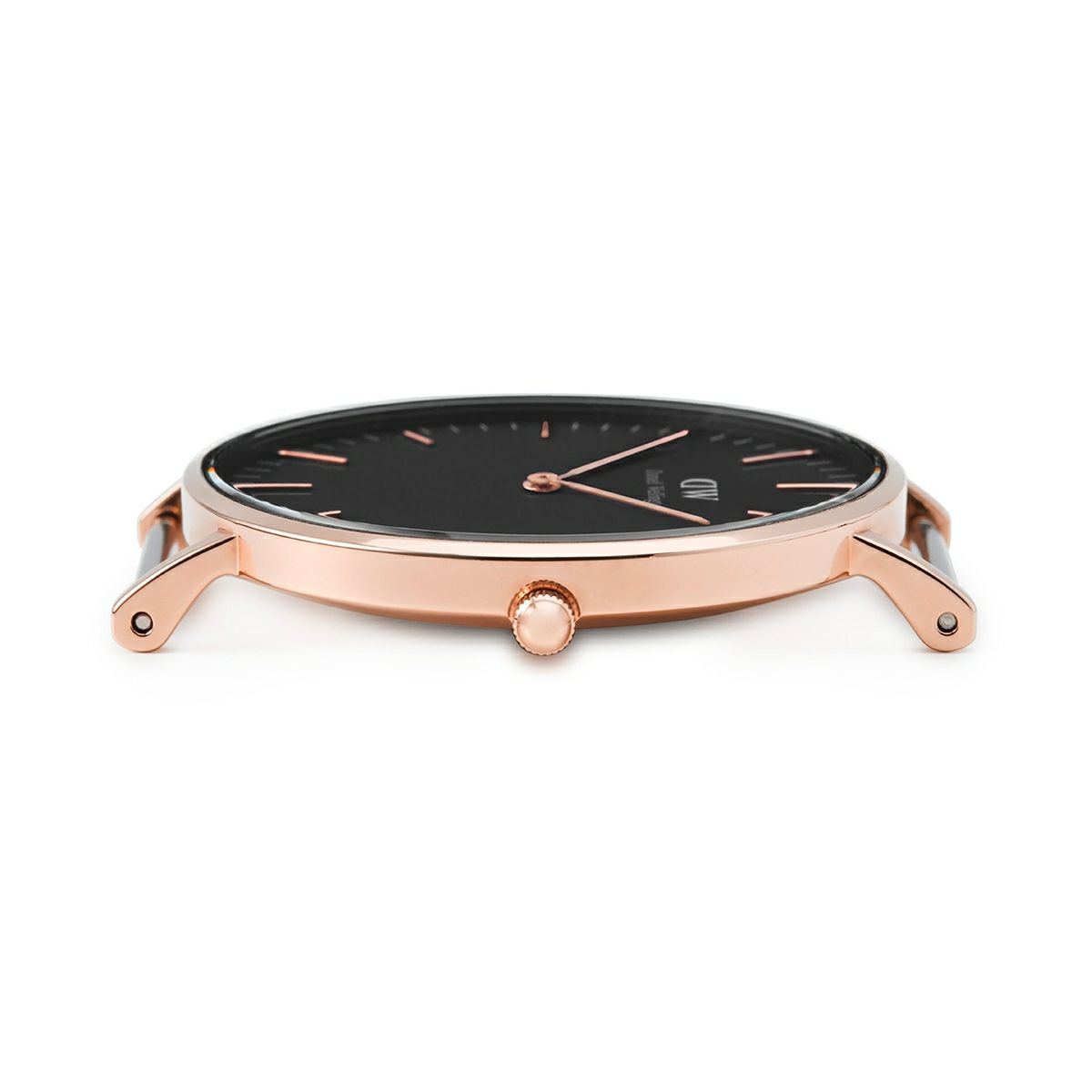 ダニエルウェリントン 36mm クラシックブラック コーンウォール ローズゴールド 商品詳細画像