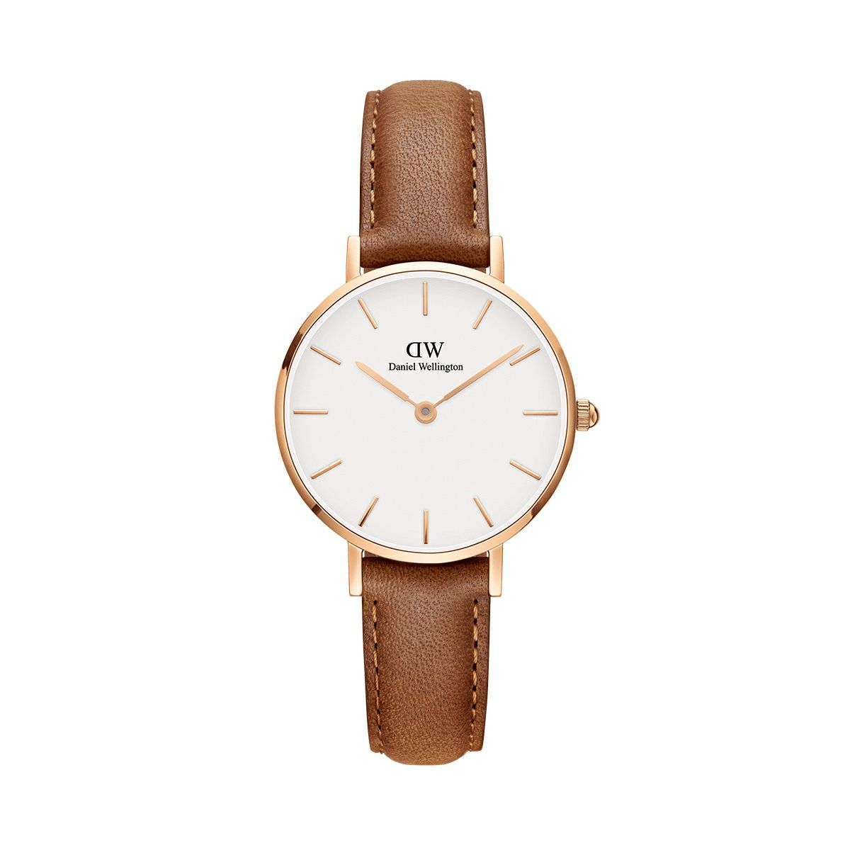 Daniel Wellington / ダニエルウェリントン クラシックペティット ホワイト ダラム ローズゴールド 28mmの公式ECサイト掲載画像