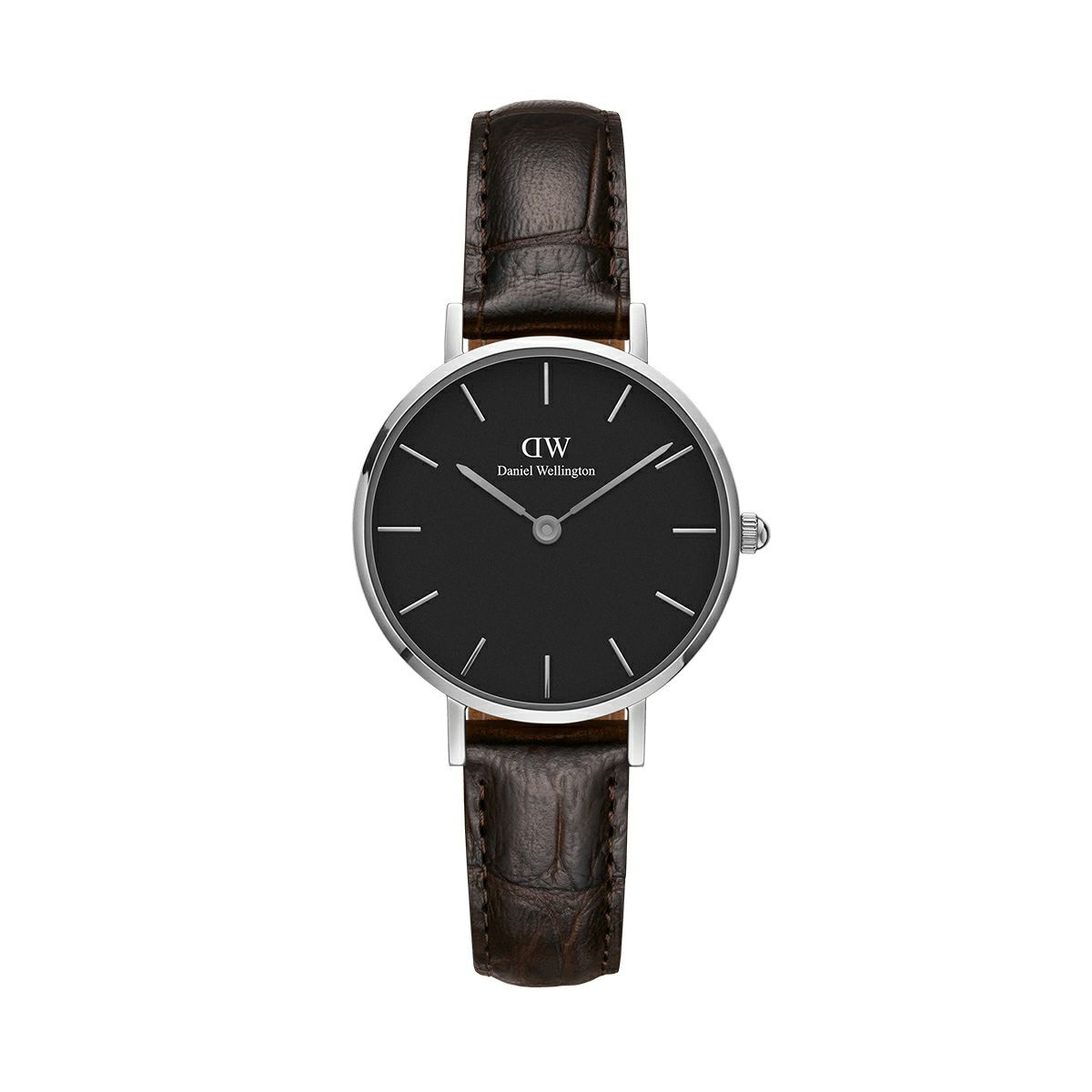 Daniel Wellington / ダニエルウェリントン クラシックペティット ブラック ヨーク シルバー 28mmの公式ECサイト掲載画像