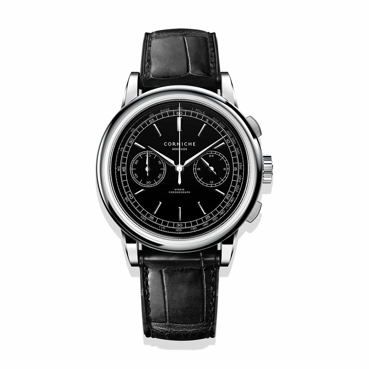 CORNICHE / コーニッシュ ヘリテージ Heritage クロノグラフ シルバーの公式ECサイト掲載画像