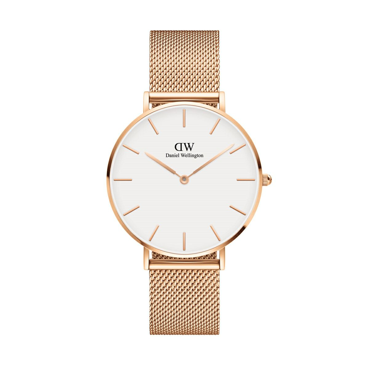 Daniel Wellington / ダニエルウェリントン ペティット メルローズ ローズゴールド ホワイト 36mmの公式ECサイト掲載画像