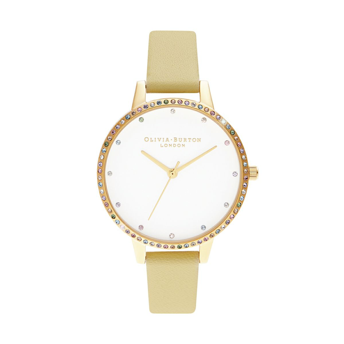 Olivia Burton / オリビア・バートン レインボー レインボー ベゼル サンシャイン ＆ ゴールド 34mm ▲の公式ECサイト掲載画像
