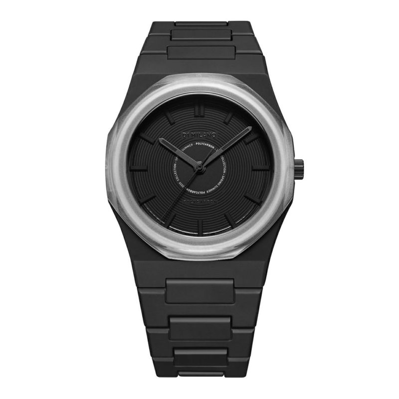 腕時計(アナログ)D1 MILANO / ディーワンミラノ ポリカーボン ブラックLP 腕時計