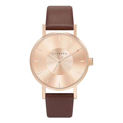 クラス14 ボラーレ ローズゴールド ブラウンレザーベルト 36mm Volare Rose Gold Brown Leather Hºm S Watchstore エイチエムエスウォッチストア