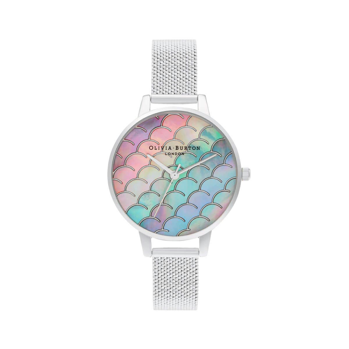 Olivia Burton / オリビア・バートン アンダーザシー マーメイド テイル シルバー ブークレ メッシュの公式ECサイト掲載画像