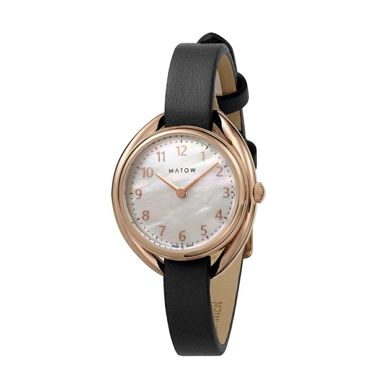 MATOW / マトウ Shiki NATSU ラウンド ローズゴールド ユーカリ