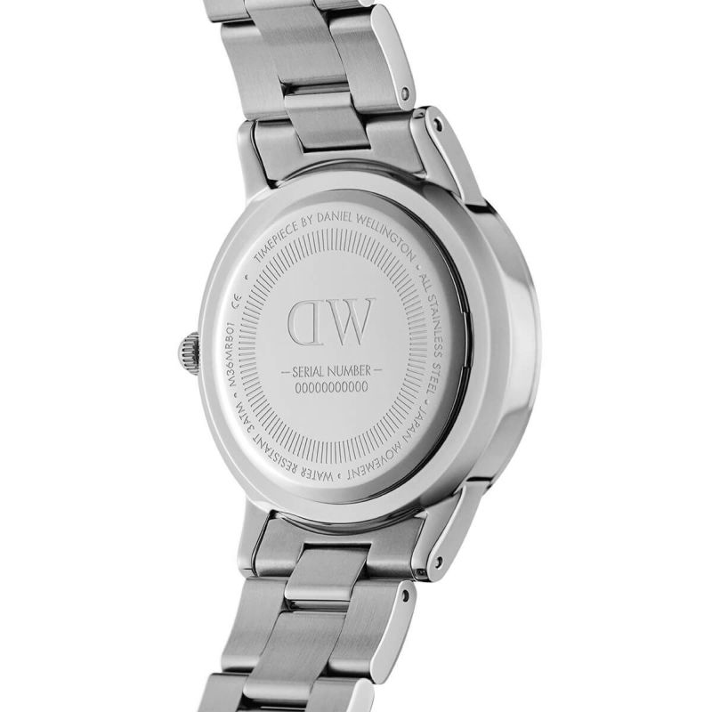 Daniel Wellington | ダニエルウェリントン アイコニックリンク 36mm シルバー ホワイト メンズ 男性用 腕時計 おしゃれ  ブランド