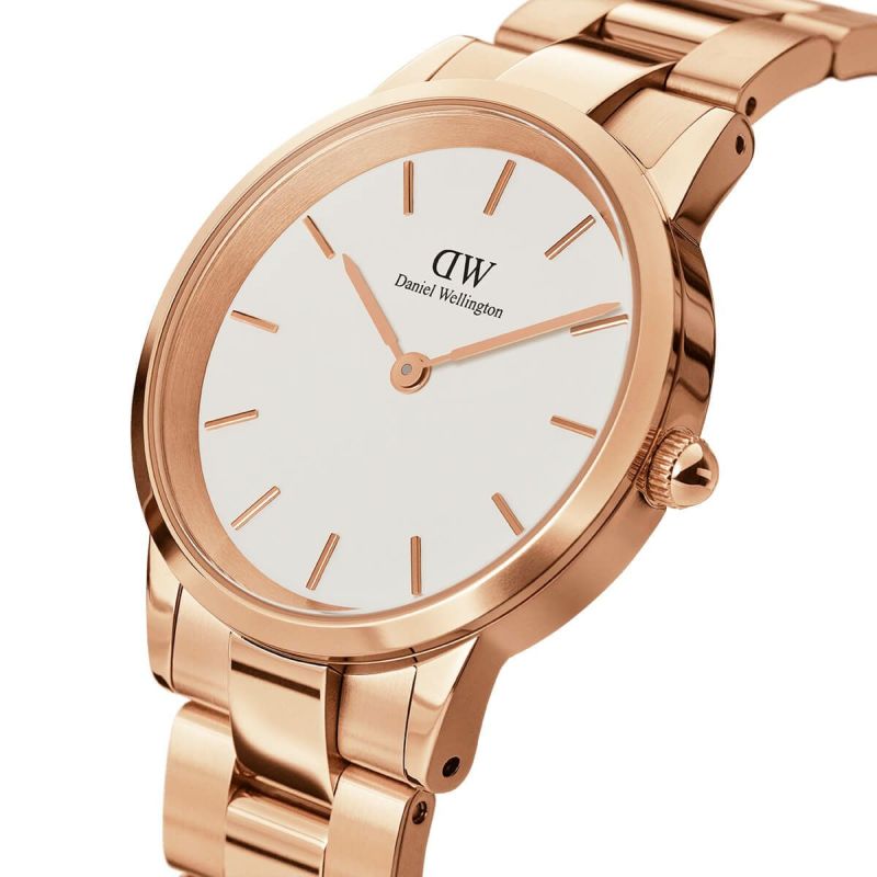 DANIEL WELLINGTON 腕時計 ホワイト ピンクゴールド Petite Bondi Rose Gold | DW