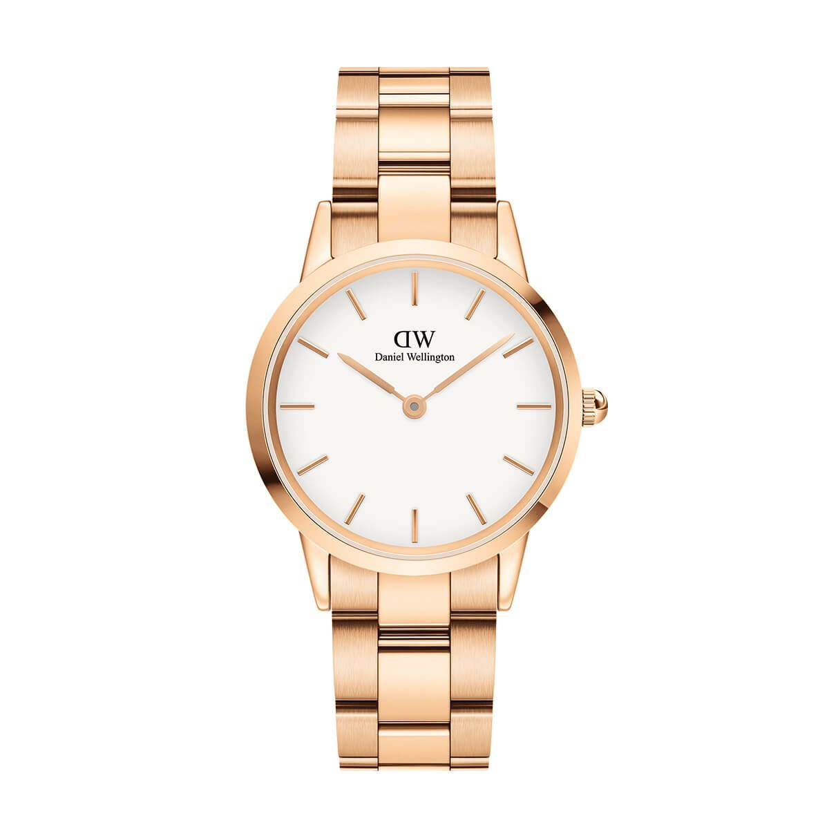 Daniel Wellington / ダニエルウェリントン アイコニックリンク 32mm ローズゴールド ホワイトの公式ECサイト掲載画像