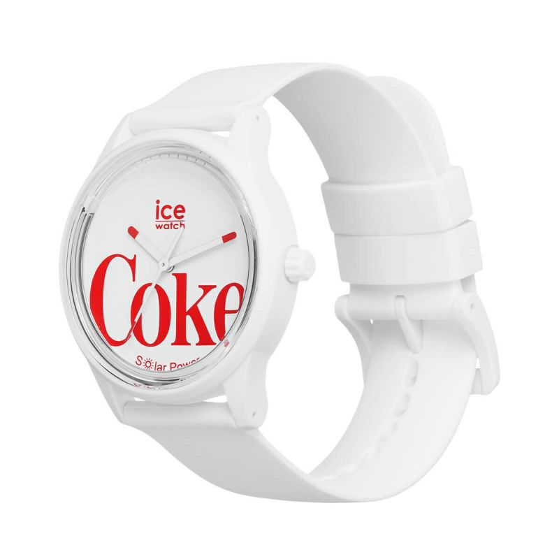 アイスウォッチ COCA-COLA&ICE-WATCH コカ・コーラ&アイスウォッチ アイコニック ホワイトミディアム ソーラー電池 商品詳細画像