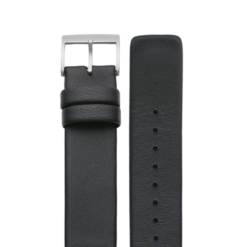 sazare / さざれ 替えベルト シルバー ホーニング ブラック シープスキン レザーの公式ECサイト掲載画像