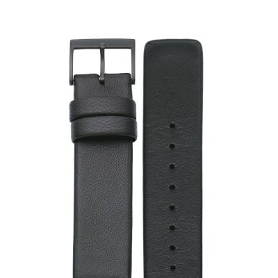sazare / さざれ 替えベルト ブラック ホーニング ブラック シープスキン レザーの公式ECサイト掲載画像