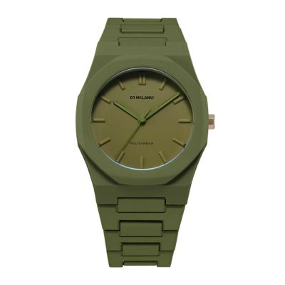 NEWD1 ミラノ 腕時計 メンズ pcbj24 黒 3D グリーン シンプル 時計