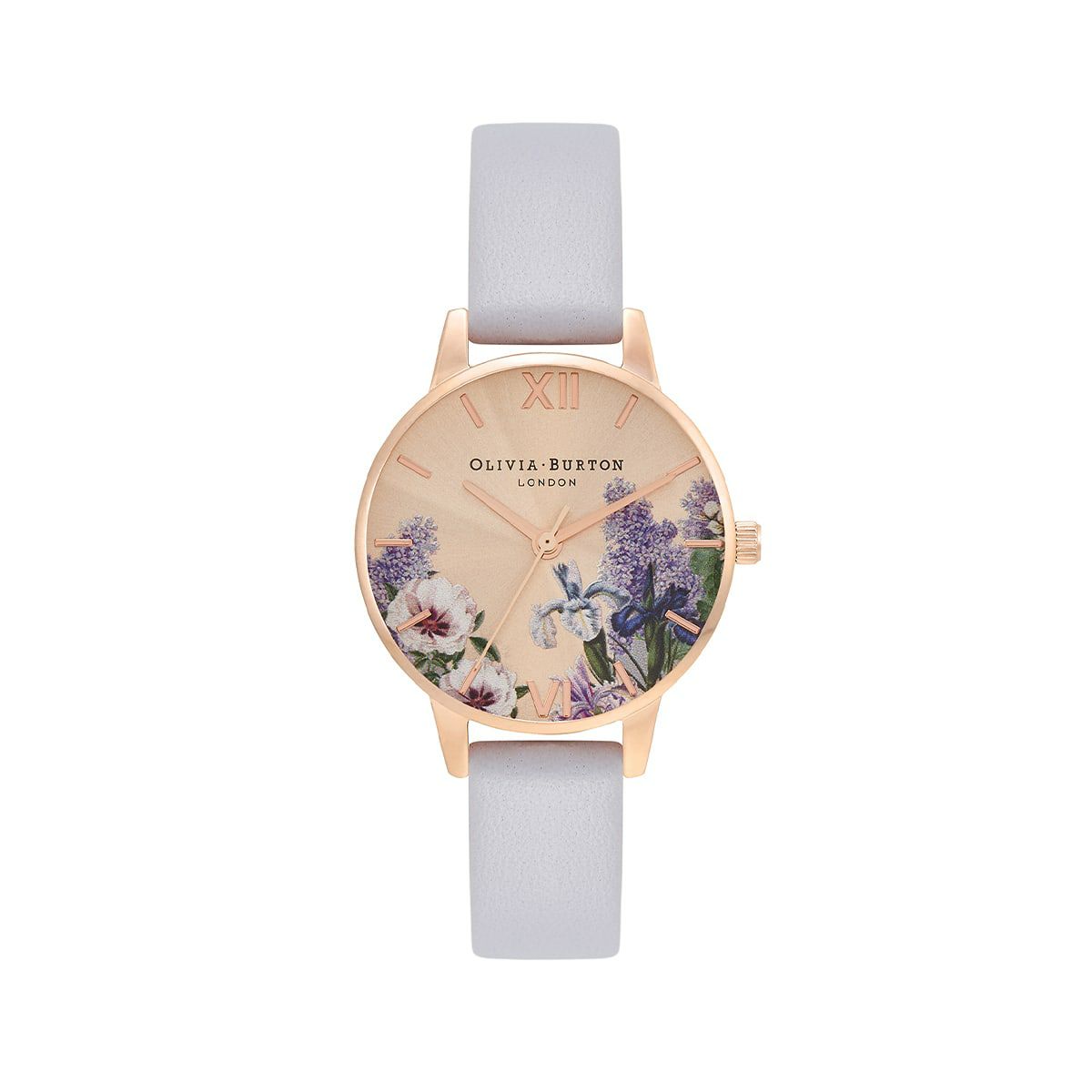 Olivia Burton / オリビア・バートン シークレット ガーデン ミディ シークレットガーデン パルマバイオレット & ローズゴールドの公式ECサイト掲載画像
