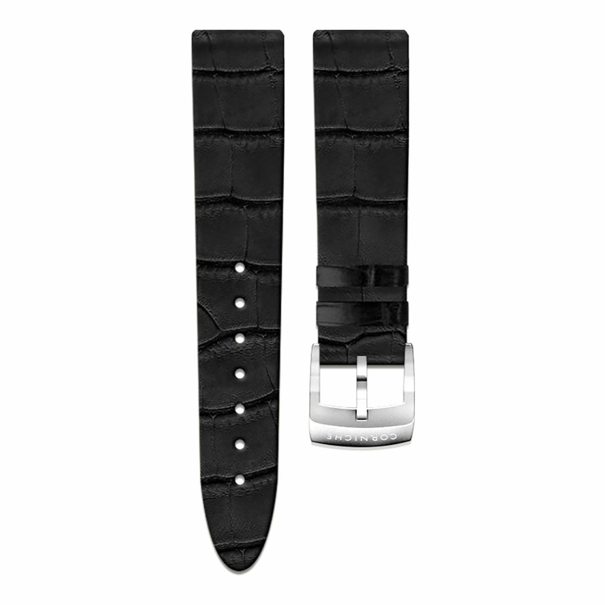 CORNICHE / コーニッシュ ヒストリック 替えベルト 18mm ピッチ ブラックの公式ECサイト掲載画像
