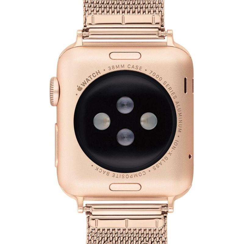 COACH / コーチ 38mm&40mm&41mm アップルウォッチ用 替えベルト ストラップ ローズゴールド メッシュブレスレット Apple  watch apple watch 腕時計用 替えベルト 替えバンド メンズ レディース