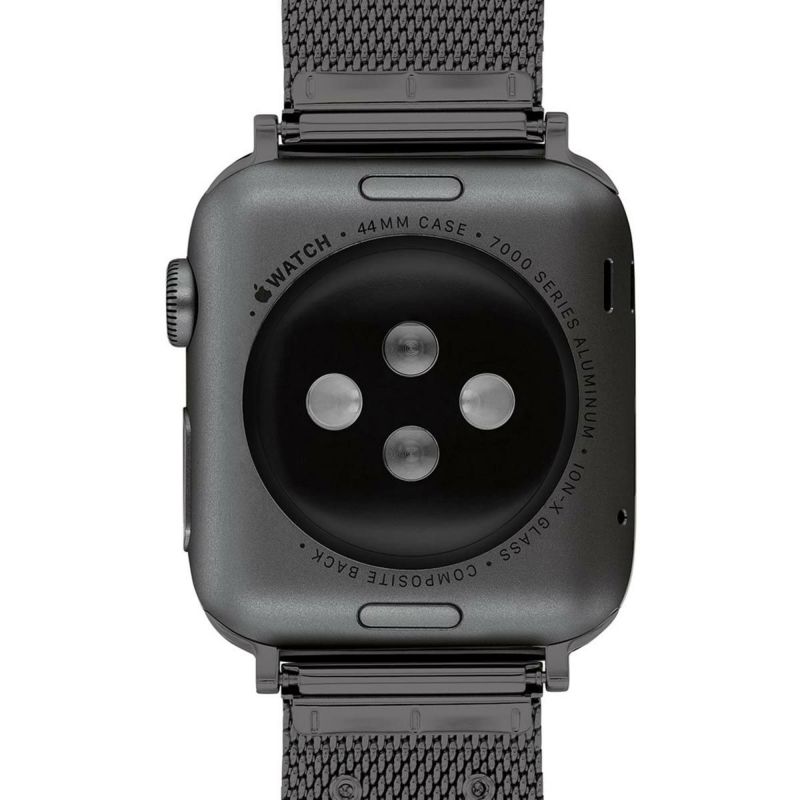 コーチ 42mm&44mm アップルウォッチ用 替えベルト ストラップ ブラック IP メッシュブレスレット Apple watch 商品詳細画像