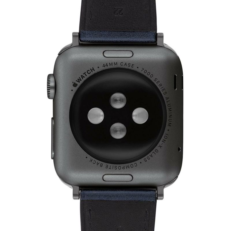 コーチ 42mm&44mm アップルウォッチ用 替えベルト ストラップ ネイビー レザー Apple watch 商品詳細画像