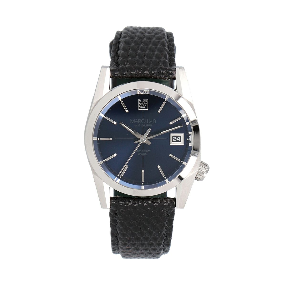 MARCH LA.B / マーチエルエービー AM69 オートマティック ネイビー レザールノワールの公式ECサイト掲載画像
