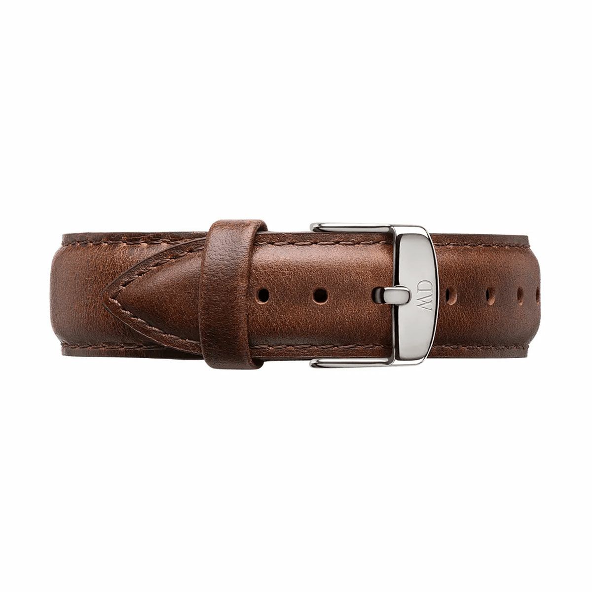 Daniel Wellington / ダニエルウェリントン クラシック 40mm用 付替バンド レザーリストバンド ブリストル/シルバー 20mmの公式ECサイト掲載画像