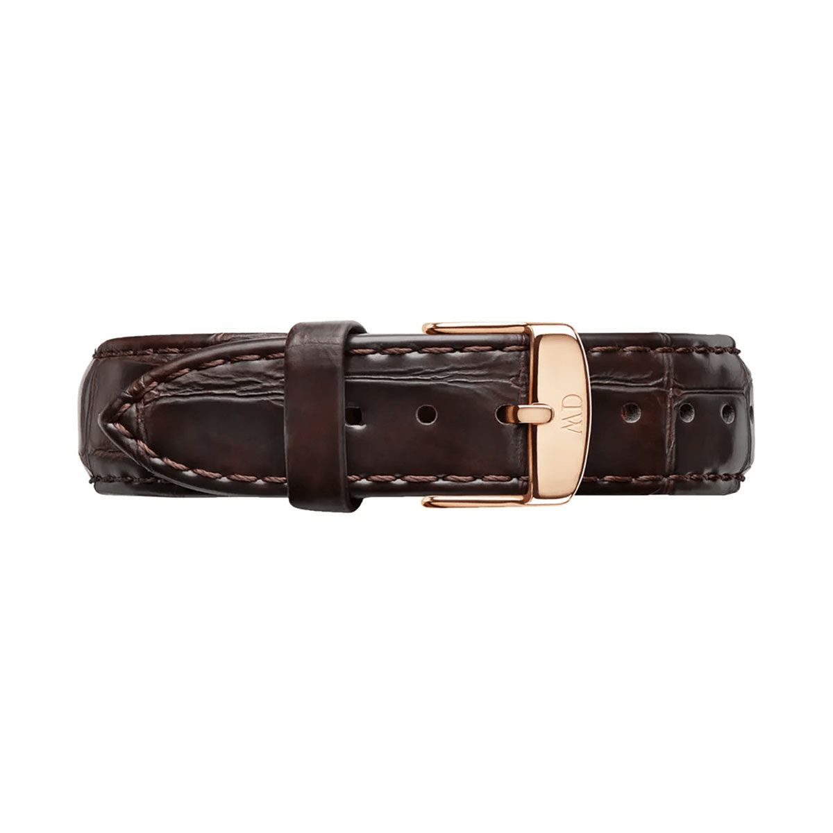Daniel Wellington / ダニエルウェリントン クラシック 36mm用 付替バンド レザーリストバンド ヨーク/ローズ 18mmの公式ECサイト掲載画像