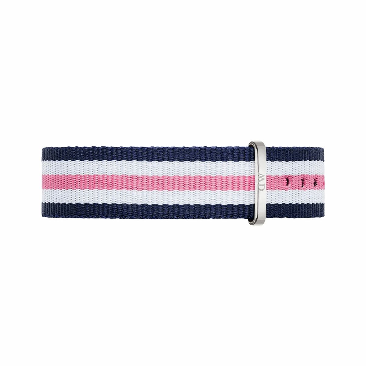 Daniel Wellington / ダニエルウェリントン クラシック 36mm用 付替バンド ナトーリストバンド サウサンプトン/シルバー 18mmの公式ECサイト掲載画像