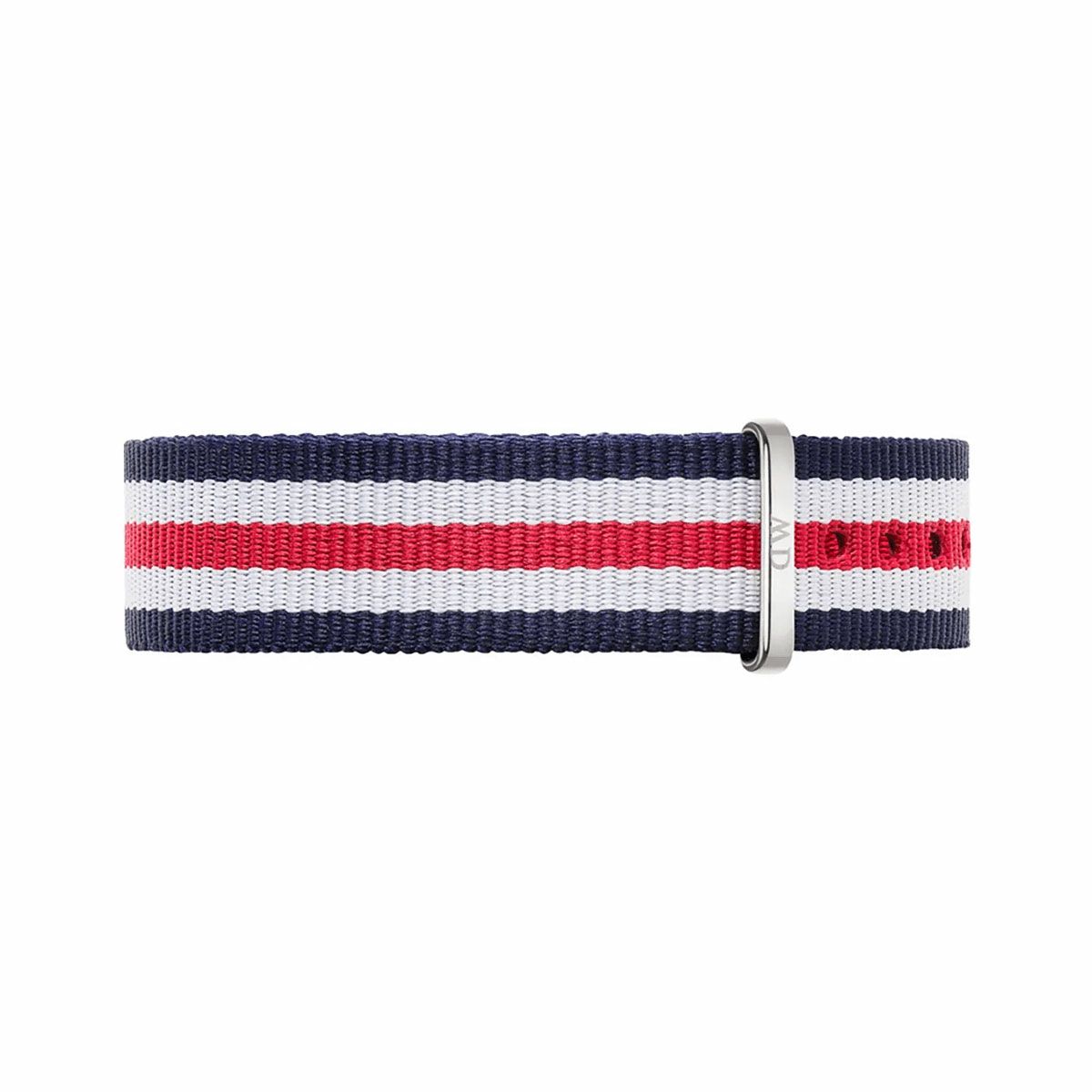 Daniel Wellington / ダニエルウェリントン クラシック 36mm用 付替バンド ナトーリストバンド カンタベリー/シルバー 18mmの公式ECサイト掲載画像