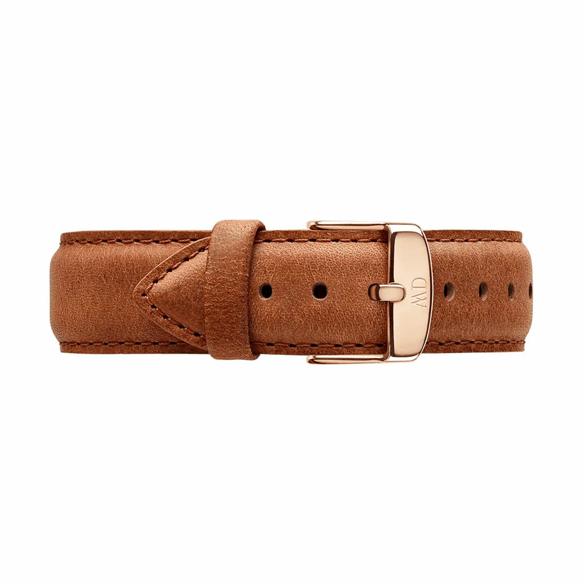 Daniel Wellington / ダニエルウェリントン クラシック 40mm用 付替バンド レザーリストバンド クラシックダラム/ローズゴールド 20mmの公式ECサイト掲載画像
