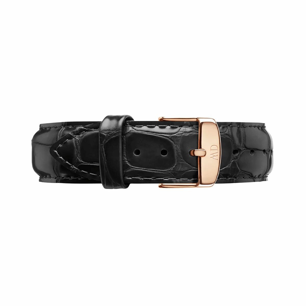Daniel Wellington / ダニエルウェリントン クラシック 40mm用 付替バンド レザーリストバンド クラシックリーディング/ローズゴールド 20mmの公式ECサイト掲載画像