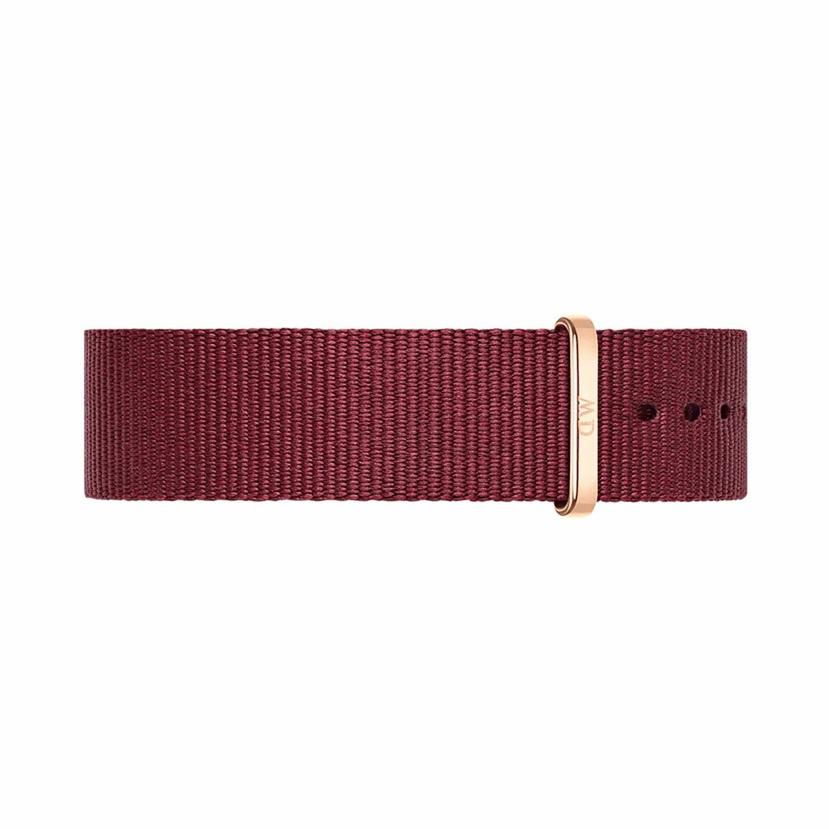 Daniel Wellington / ダニエルウェリントン クラシック 40mm用 付替バンド ナトーリストバンド クラシックロゼリン ローズゴールド 20mmの公式ECサイト掲載画像