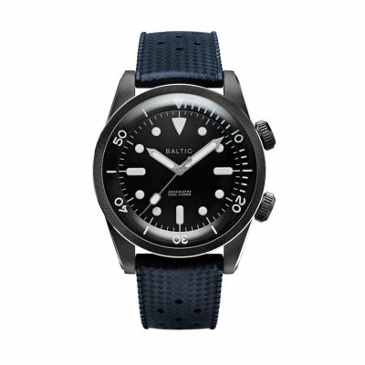 受注販売】BALTIC WATCHES / バルチック アクアスカーフ ブラックシルバー オートマチック ステンレススチール ライス ブレスレット  メンズ 男性用 腕時計 おしゃれ ブランド