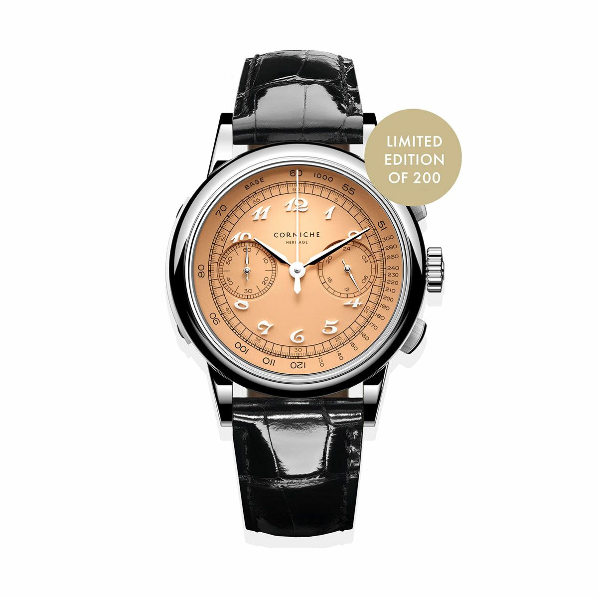 【世界200本限定】CORNICHE / コーニッシュ ヘリテージ Heritage デマンド・スペシアーレ クロノグラフの公式ECサイト掲載画像