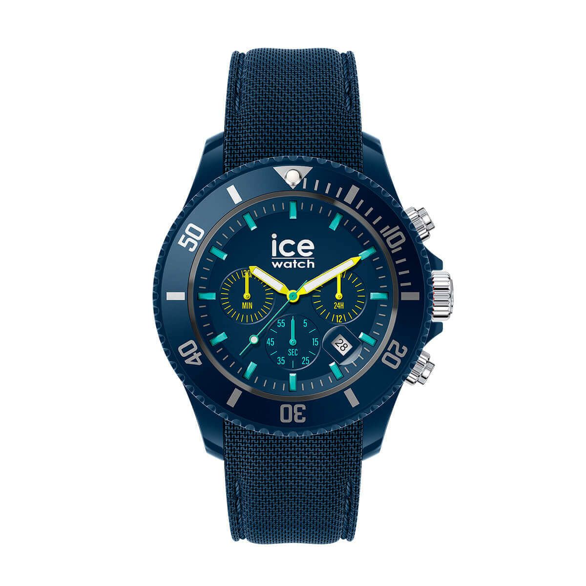 ICE-WATCH / アイスウォッチ ICE chrono アイスクロノ ブルーライム ラージの公式ECサイト掲載画像