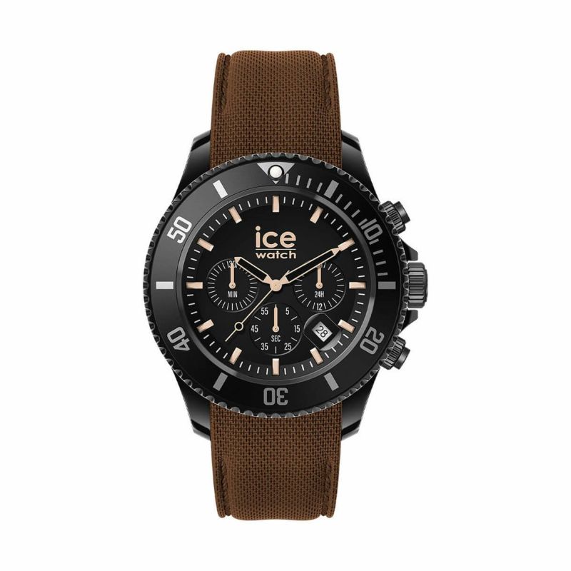 ICE-WATCH / アイスウォッチ ICE chrono - ブラックブラウン - ラージ - CHの公式ECサイト掲載画像