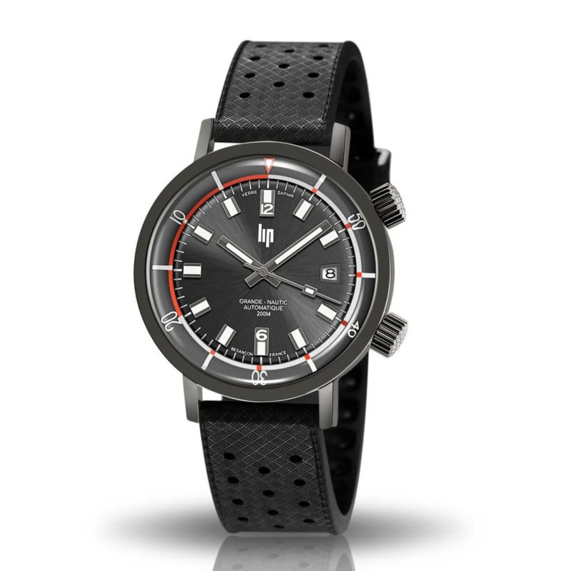 LIP / リップ グランデ ノーティック・スキー オートマティック チタン ブラック ラバーの公式ECサイト掲載画像