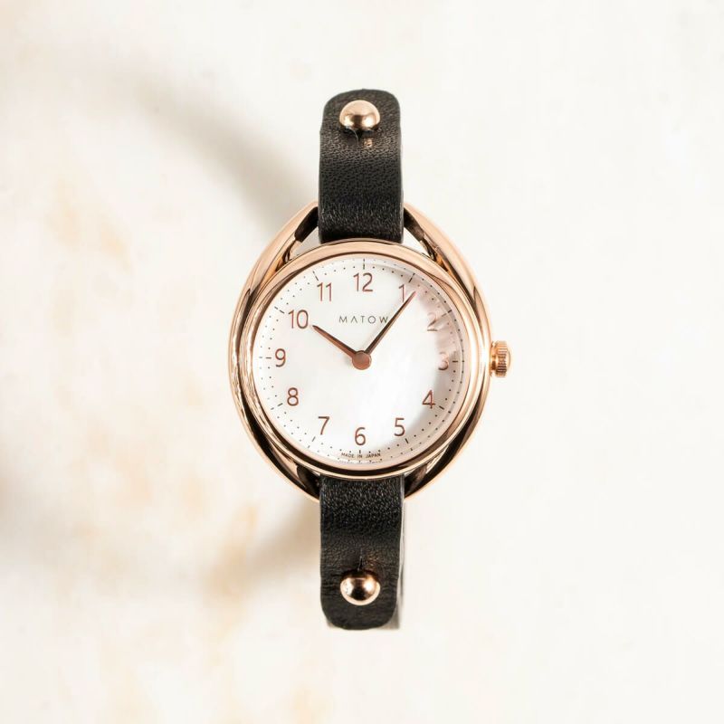 MATOW 腕時計SHIKI HARU ROUND ROSE GOLD 白亜 - prasinosimports.com