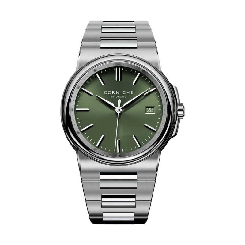 Corniche Watches / コーニッシュ ラグランデコーニッシュ ステンレススチール グリーンダイヤルの公式ECサイト掲載画像