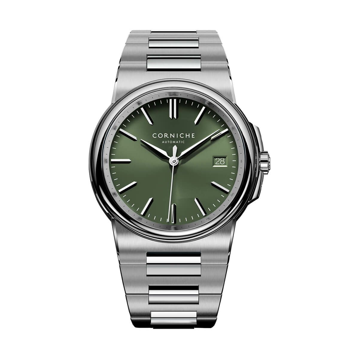 Corniche Watches / コーニッシュ ラグランデコーニッシュ ステンレススチール グリーンダイヤルの公式ECサイト掲載画像