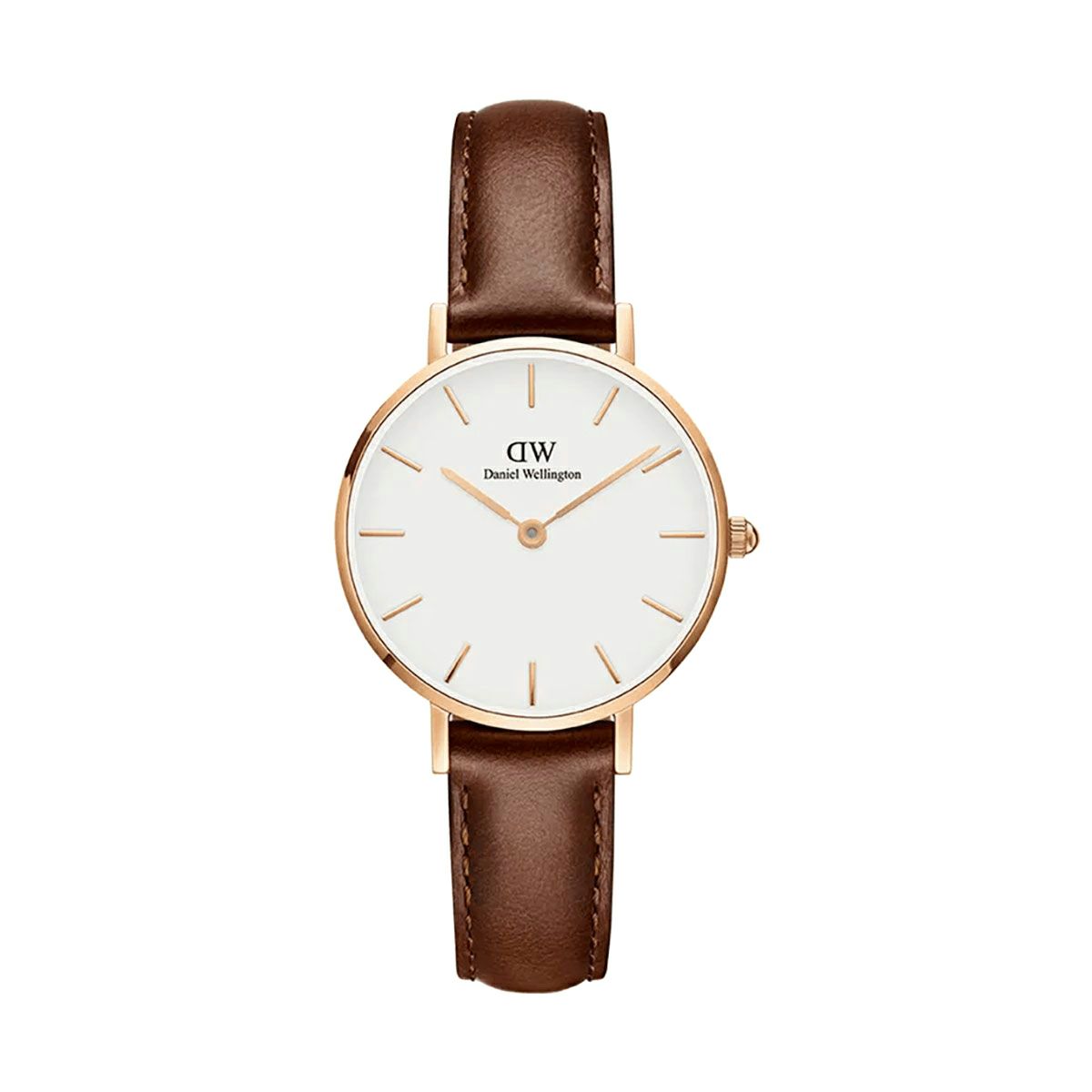 Daniel Wellington / ダニエルウェリントンクラシックペティット ホワイト セントモーズ/ローズゴールド 28mmの公式ECサイト掲載画像