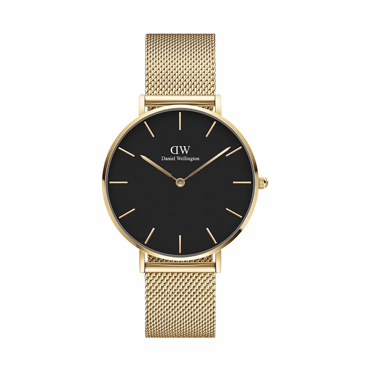 Daniel Wellington / ダニエルウェリントンペティット 36mm エバーゴールド ゴールド ブラックの公式ECサイト掲載画像
