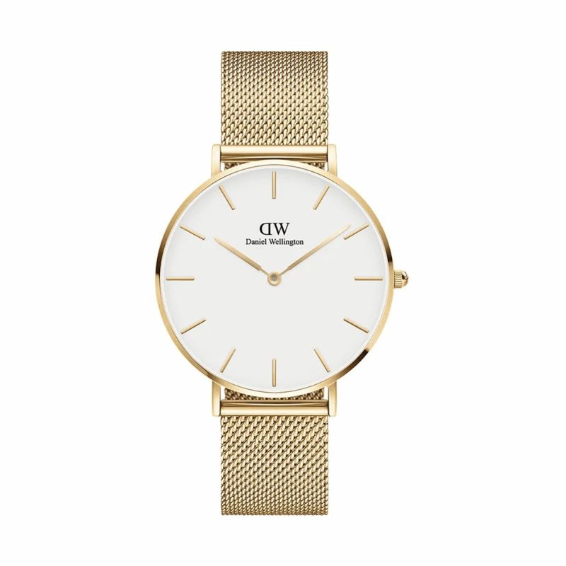 Daniel Wellington / ダニエルウェリントンペティット 36mm エバーゴールド ゴールド ホワイトの公式ECサイト掲載画像