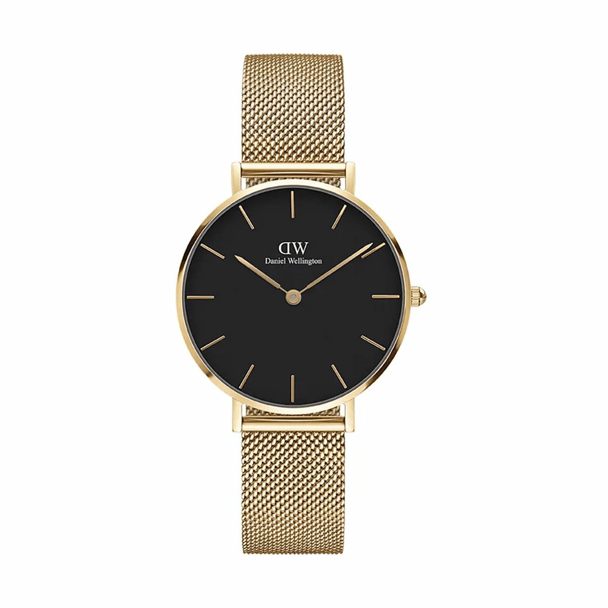 Daniel Wellington / ダニエルウェリントンペティット 32mm エバーゴールド ゴールド ブラックの公式ECサイト掲載画像