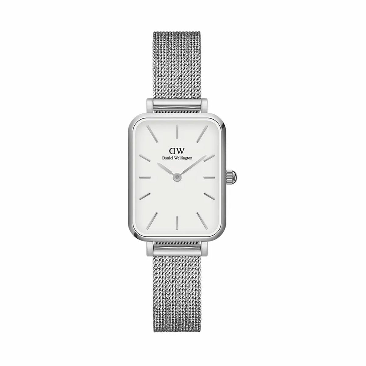 Daniel Wellington / ダニエルウェリントンクアドロ スターリン シルバー/ホワイト 20mmの公式ECサイト掲載画像