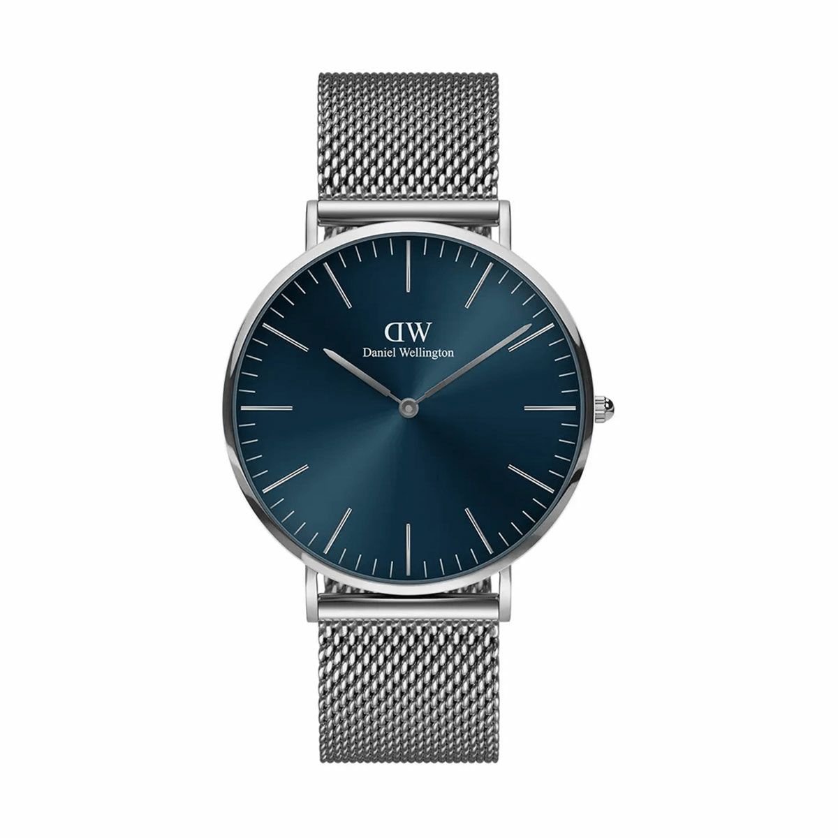 Daniel Wellington / ダニエルウェリントンクラシック 40mm スターリングシルバー アークティックブルーの公式ECサイト掲載画像