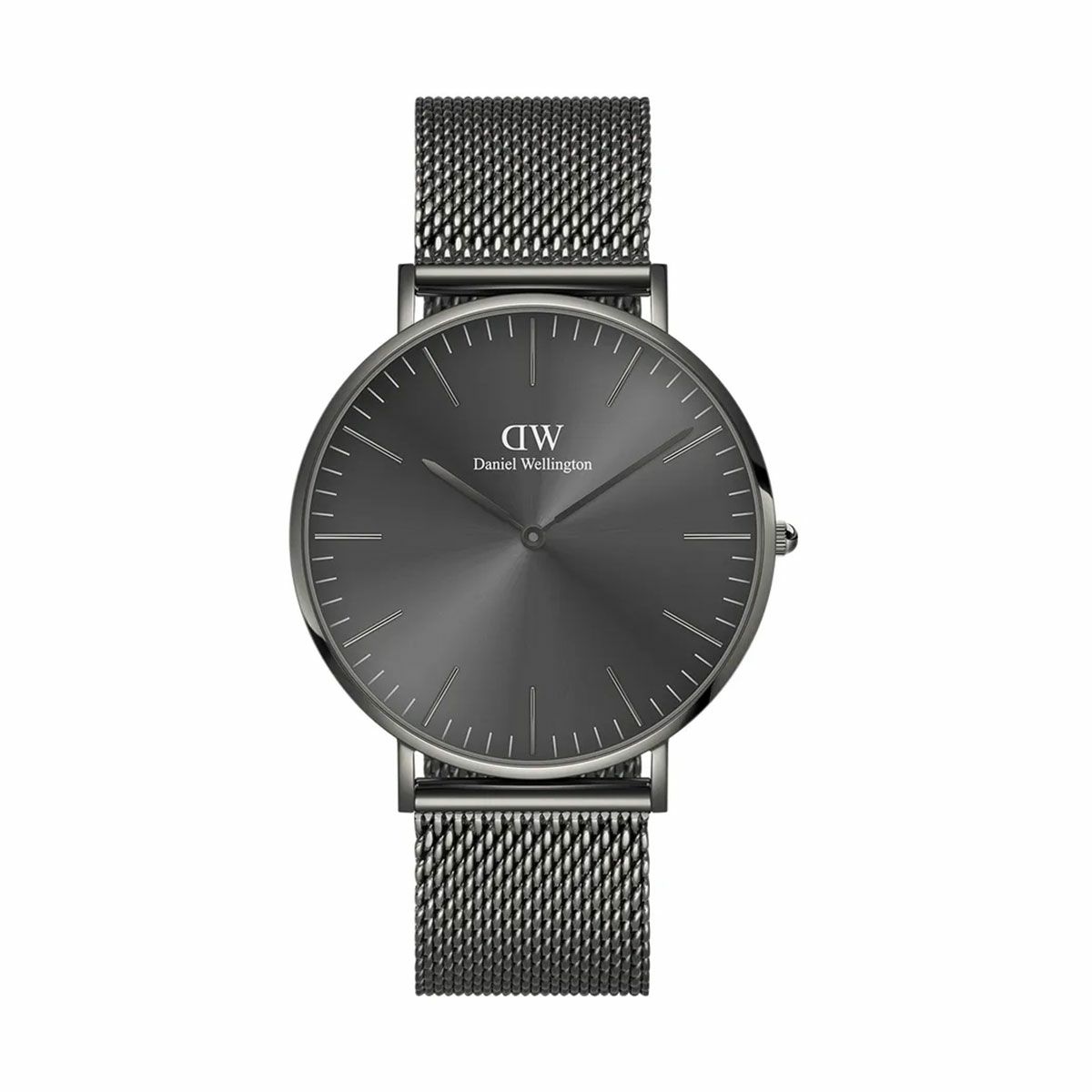 Daniel Wellington / ダニエルウェリントンクラシック 40mm メッシュ グラファイト グレーの公式ECサイト掲載画像